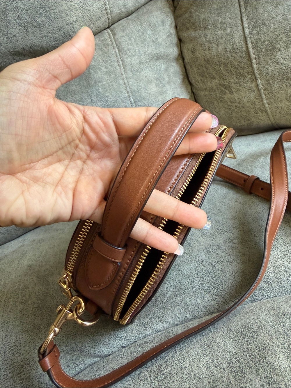 Coach Serena Satchel with Stripe - Picture 5 of 8